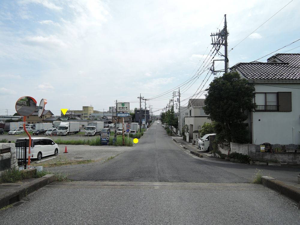 城之上橋（右岸側）から南西を望む