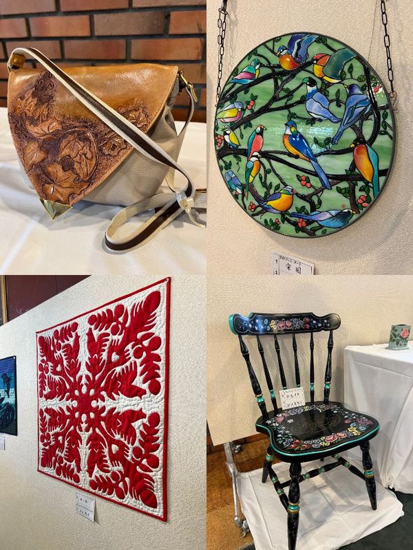 工芸作品の展示