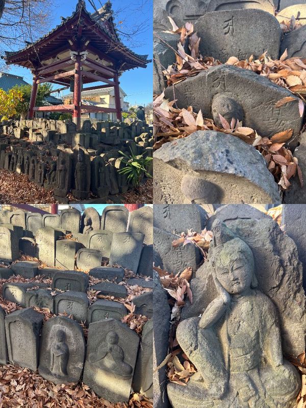 照光院の無縁塚|越谷市大沢