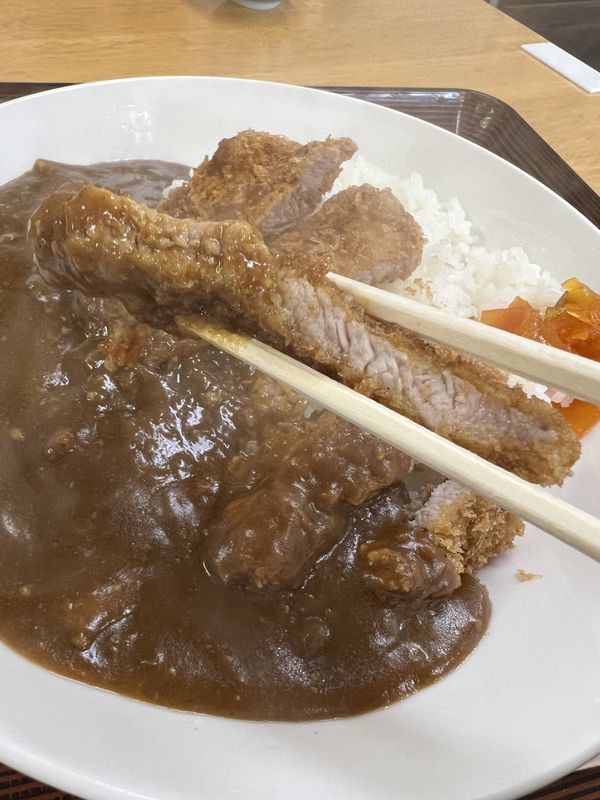 食べやすいカツカレー