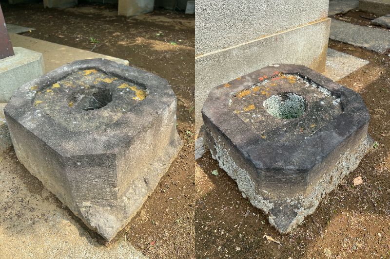 鳥居の台石